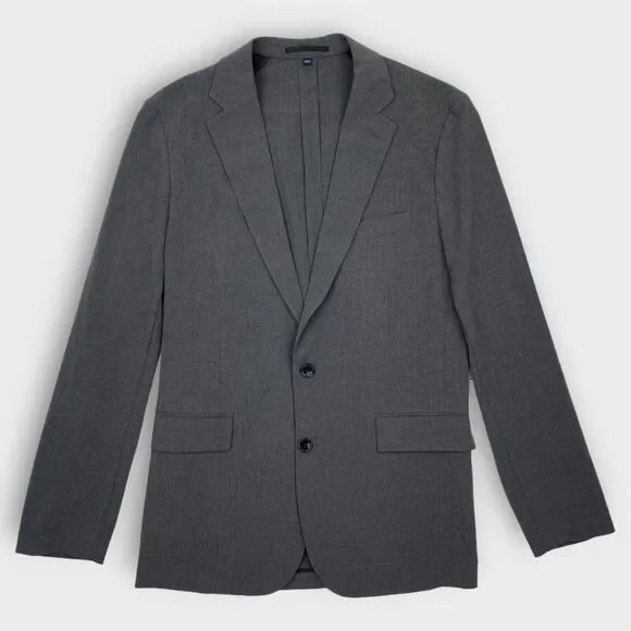 $498 J Crew Thompson Blazer Mens 40L Slim Chore Jacket Gray Melange Stretch '22